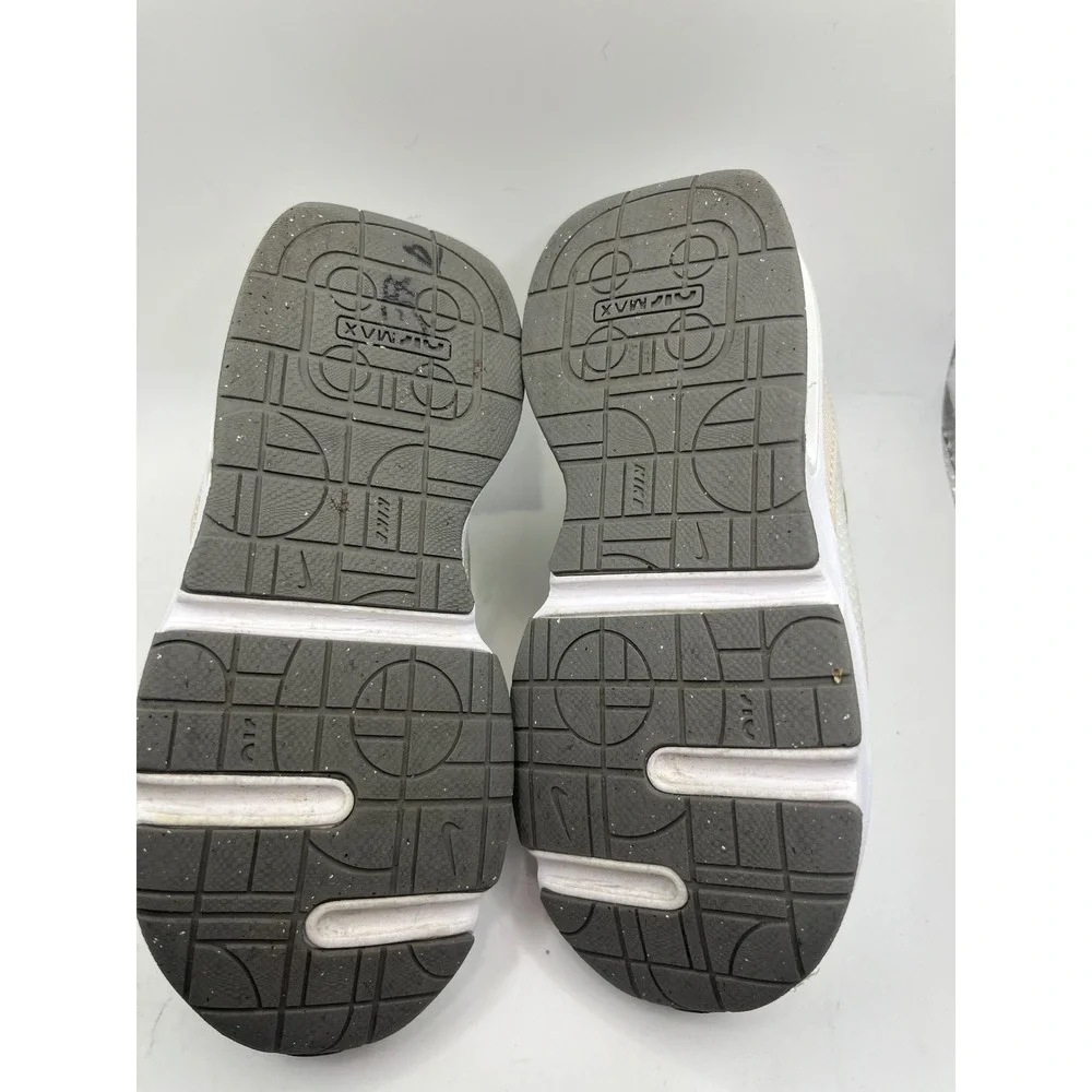 Nike Air Max Kids Shoes Toddler White Beige Low Top Sneakers‎ Size 10C